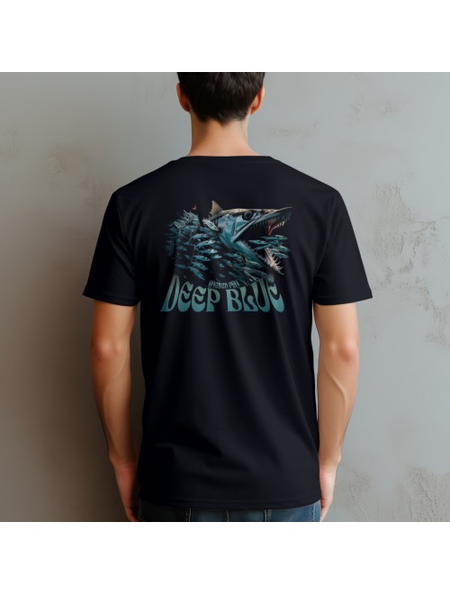 Wicked pro Deep blue  fishing tshirt