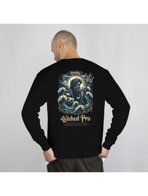 Poseidon  god of tempest crewneck sweatshirt